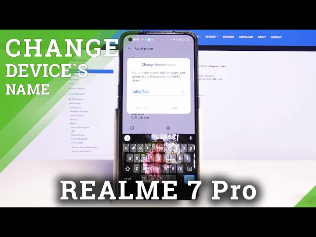 Video thumbnail for How to Change Device Name in REALME 7 Pro - Renaming