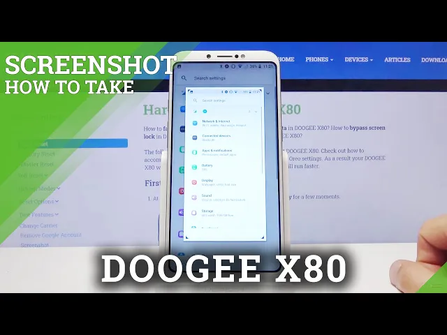 Video thumbnail for How to Take Screenshot in Doogee X80 - Capture Screen