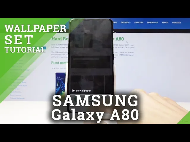 Video thumbnail for How to Change Wallpaper in SAMSUNG Galaxy A80 - Screen Update