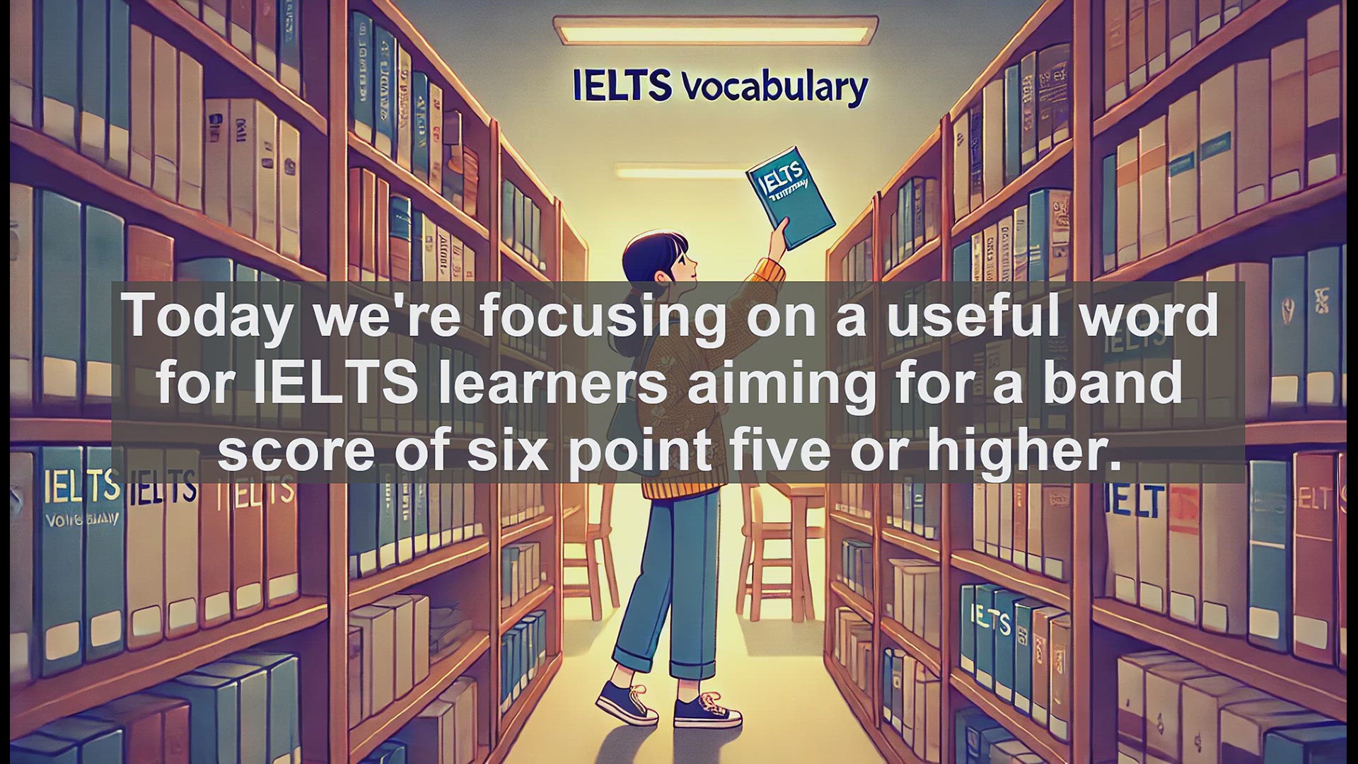 'Video thumbnail for 2500 Must Know IELTS 6.5 Vocabulary - IELTS Vocabulary: Understanding and Using 'Lookover''
