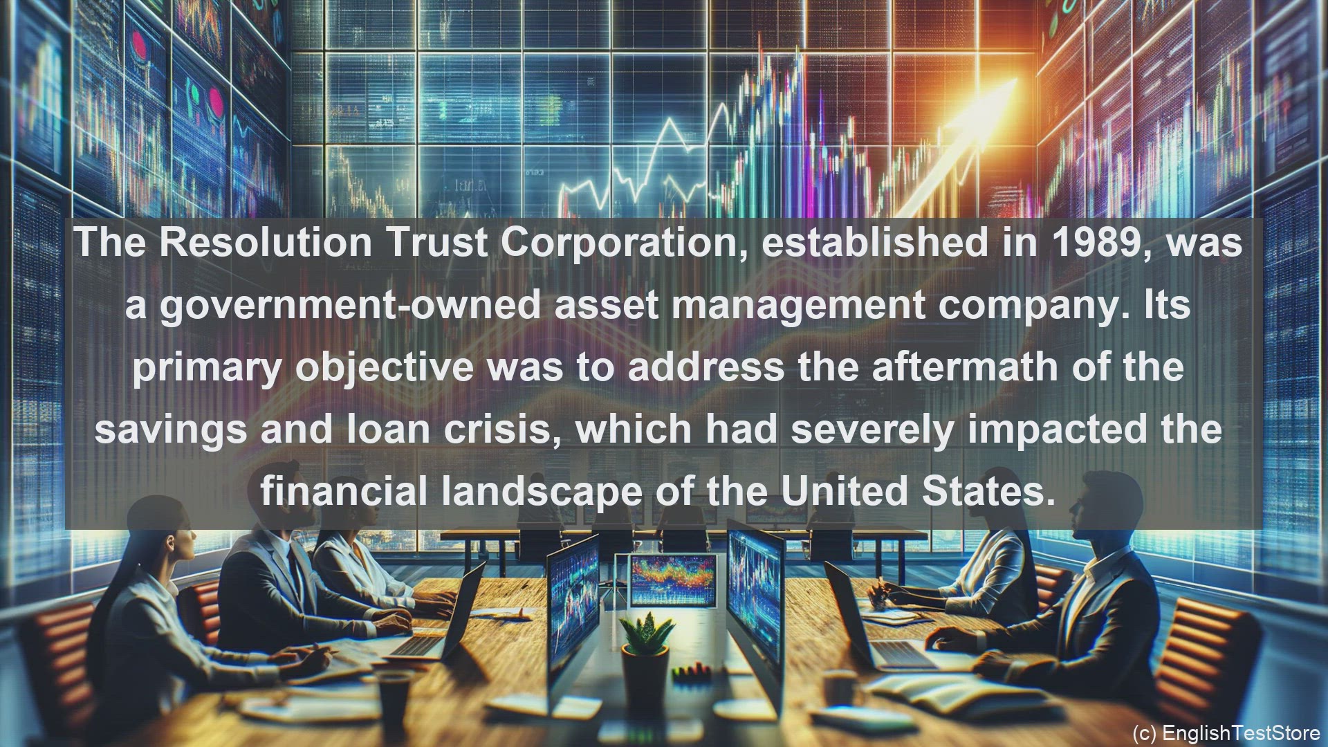 'Video thumbnail for Resolution trust corporation in economics and finance'