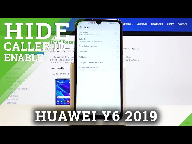 Video thumbnail for How to Make Phone Number Private in Huawei Y6 2019 - Hide Caller ID