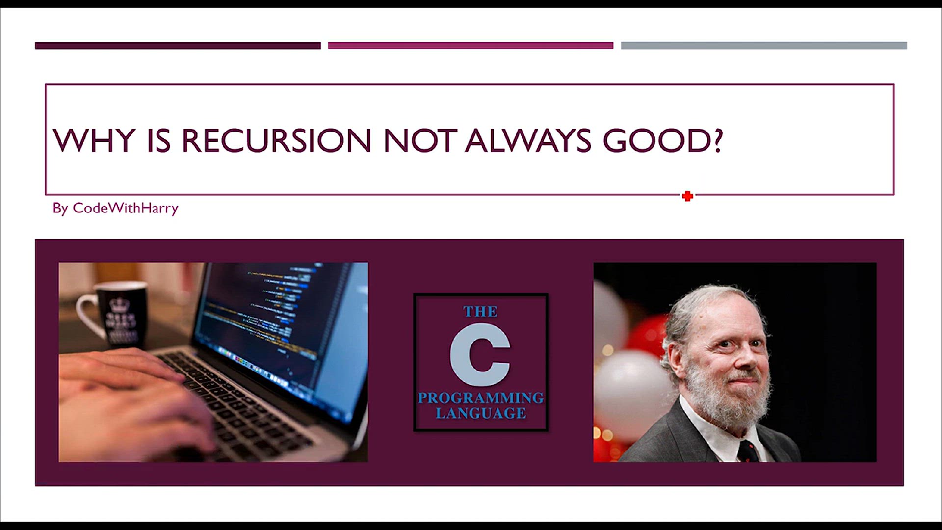 'Video thumbnail for Is Recursion Always Good_ _ C Tutorial In Hindi #29'
