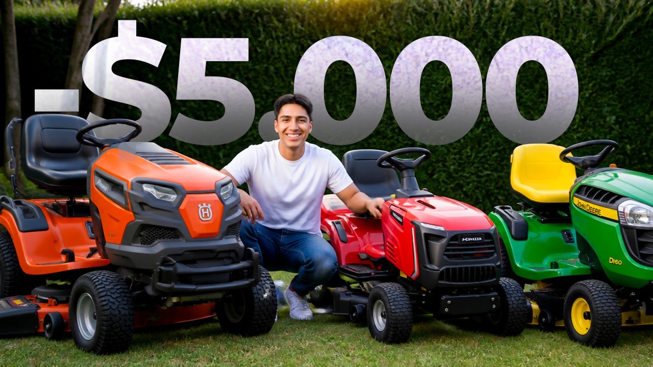Video thumbnail for 5 Best Riding Lawn Mower Tractors Under $5000 (Lowes)