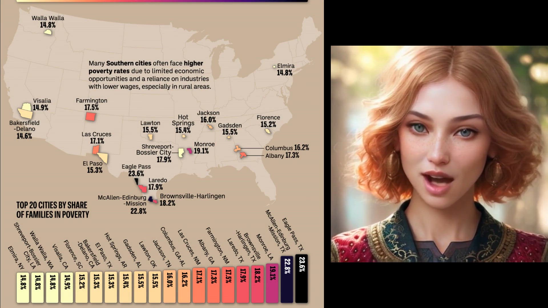 Video thumbnail for U.S. Cities With Highest Share Of Families (2025)
