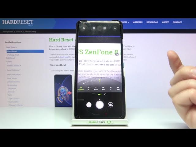 Video thumbnail for How to Use Camera Pro Mode in ASUS ZenFone 8 Flip –  Advanced Camera Settings