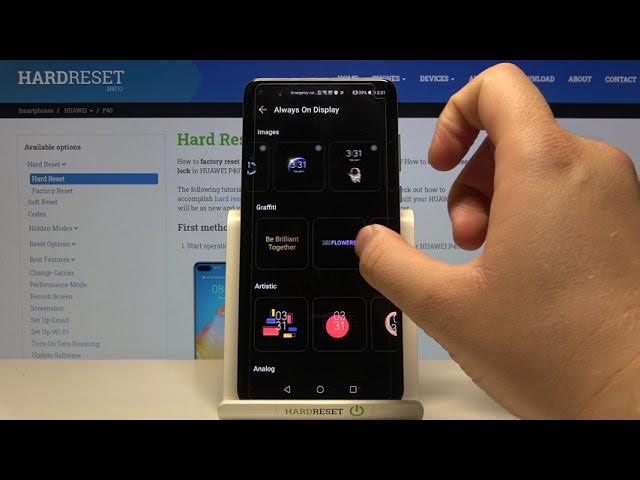 Video thumbnail for Enable Always On Display – HUAWEI P40 and Lock Screen Features