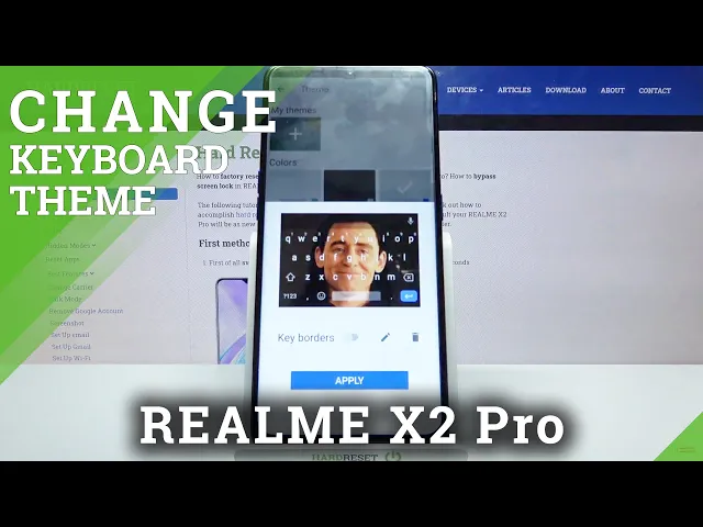 Video thumbnail for REALME X2 Pro and Keyboard Theme – Create Special Keyboard Design