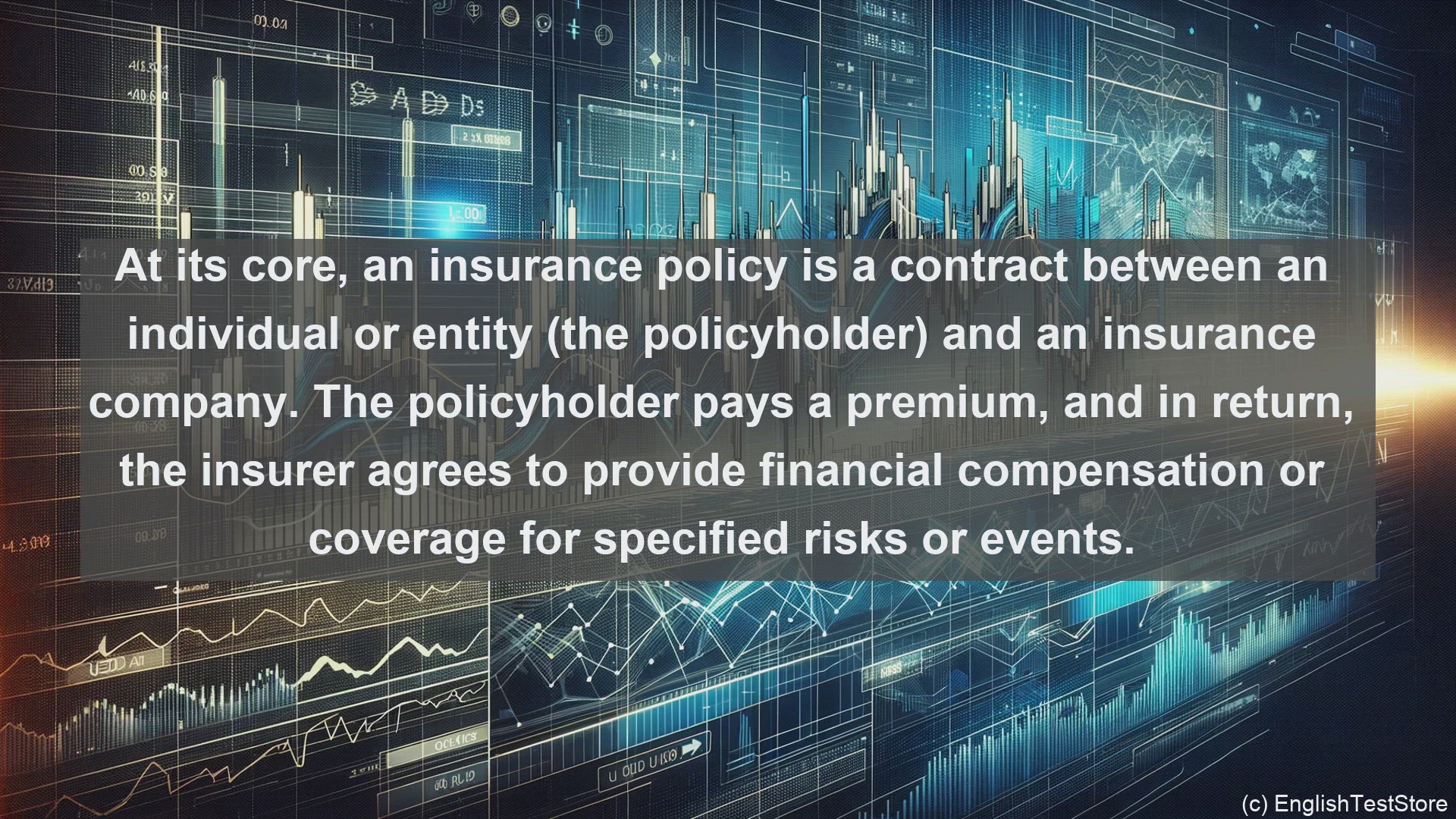 'Video thumbnail for S insurance policy in economics and finance'