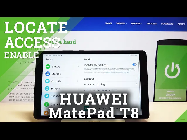 Video thumbnail for How to Turn Off Location in HUAWEI MatePad T8 – Hide Location Feature