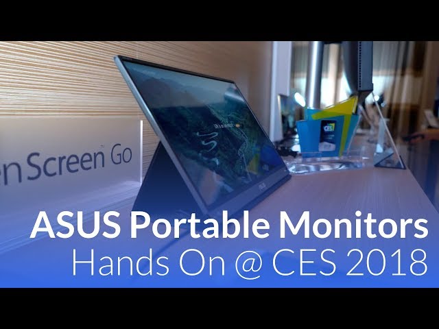Video thumbnail for ASUS Zenscreen Go and ProArt 4K Portable Monitors At CES 2018