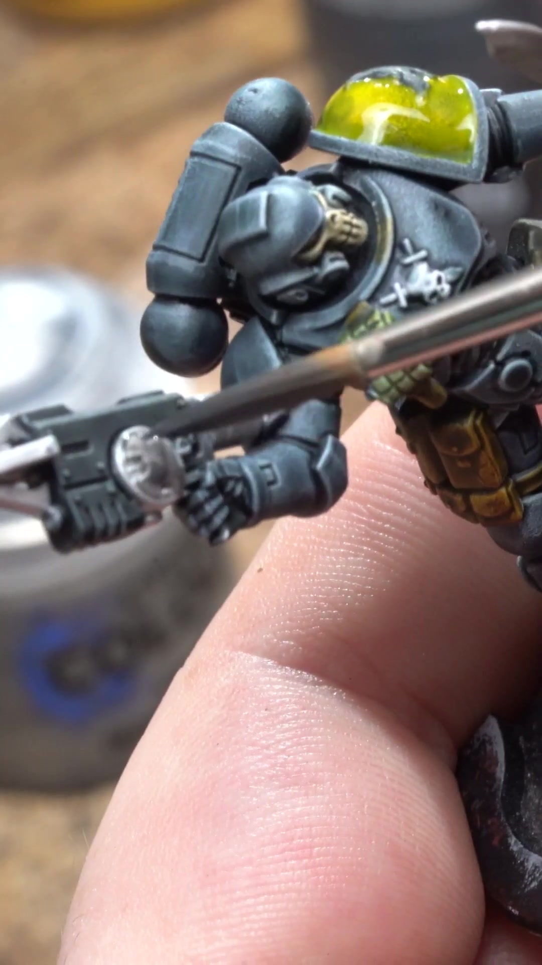 'Video thumbnail for Painting Space Wolves #shorts'