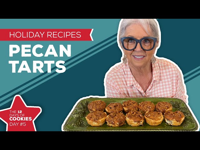 Video thumbnail for Holiday Cooking & Baking Recipes: Pecan Tarts Recipe - 5th Day of Christmas Cookies