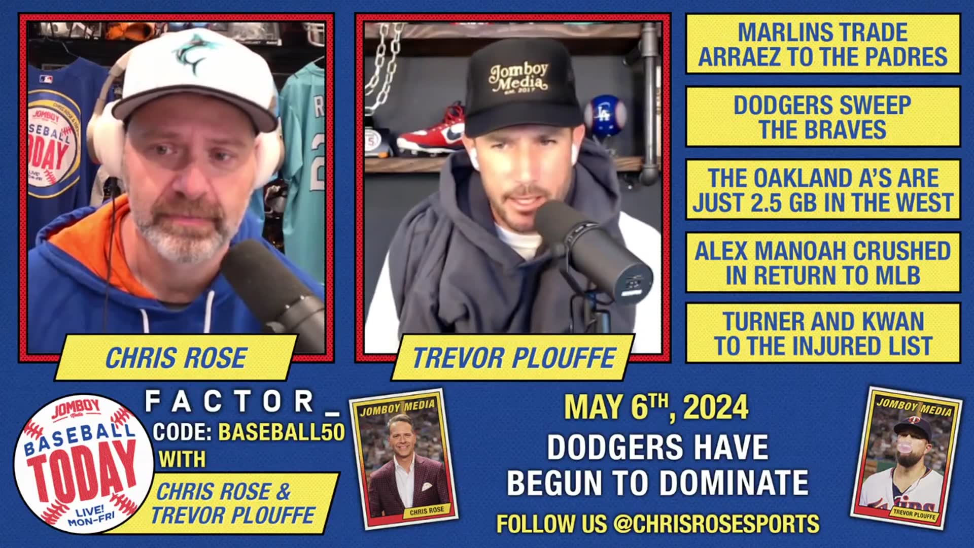 'Video thumbnail for Padres going all in trading for Luis Arraez... but Marlins? | Baseball Today'