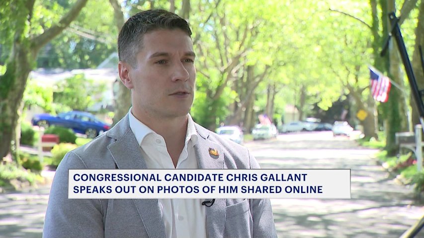 Video thumbnail for Congressional candidate Chris Gallant speaks out about photos of him shared online