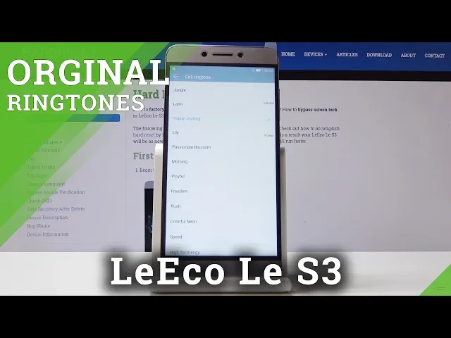 Video thumbnail for How to Change Ringtone in LeEco Le S3 - Ringtones List