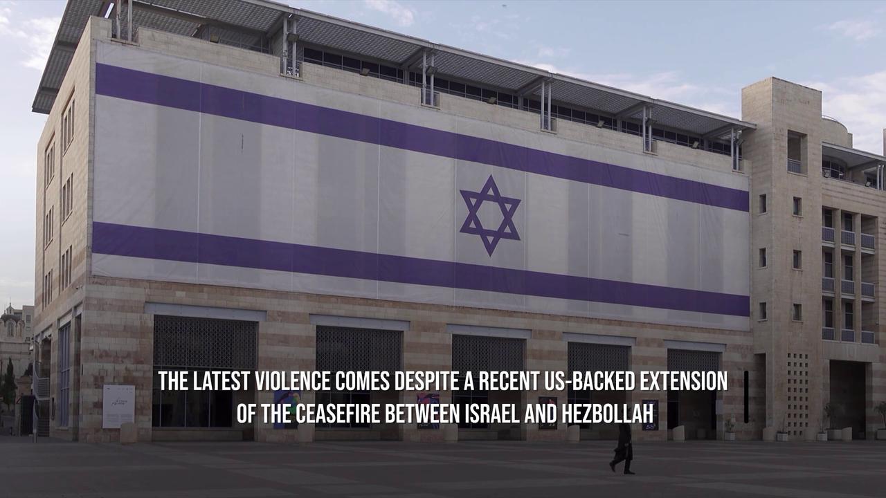 Video thumbnail for Israeli Air Strikes Kill 19 In Southern Lebanon, Officials Say.