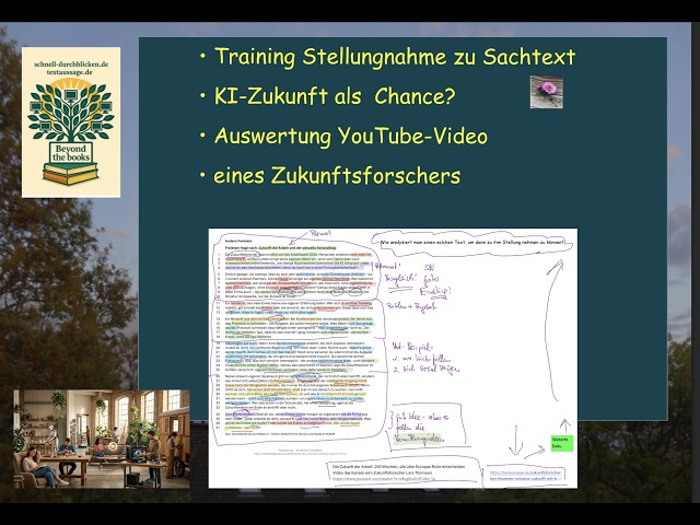 Video thumbnail for Training Stellungnahme zu Sachtext: KI als Chance auf eine menschlichere Zukunft in der Arbeitswelt?