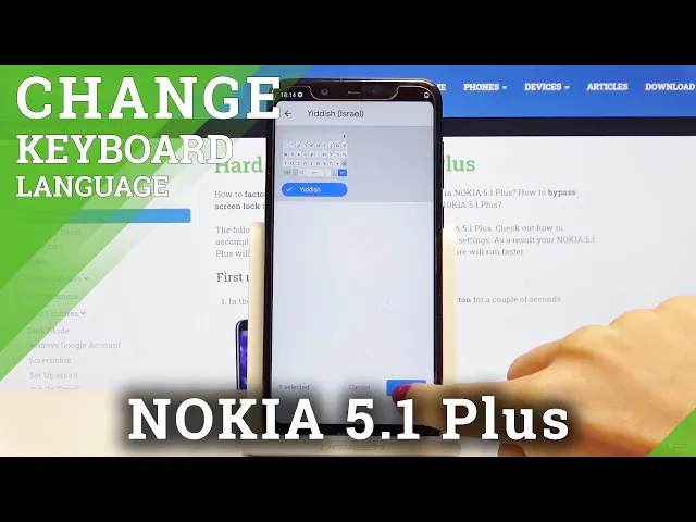 Video thumbnail for How to Change Keyboard Language in NOKIA 5.1 Plus – Language Settings
