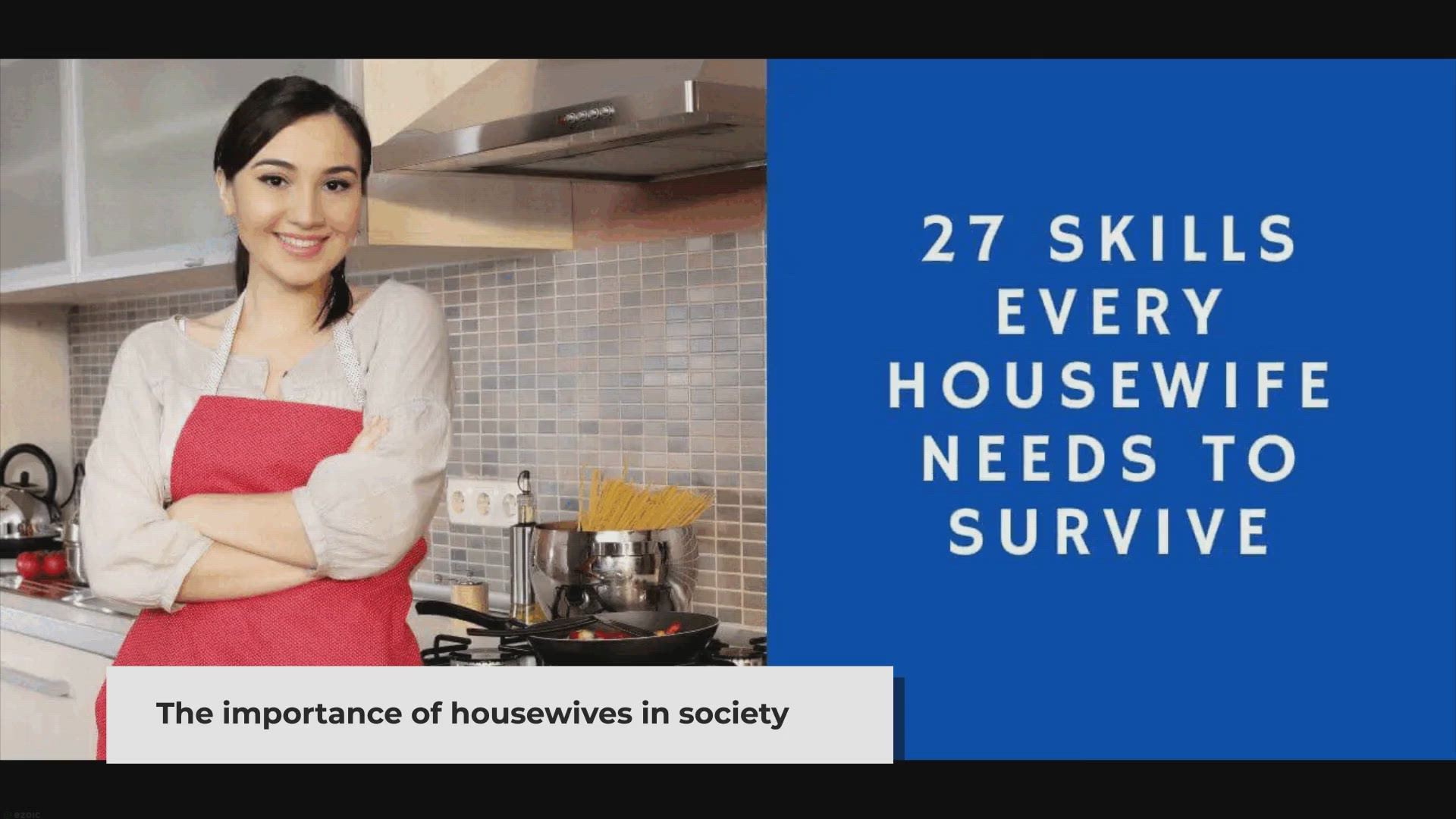 Video thumbnail for 27 Skills Every Housewife Needs To Survive