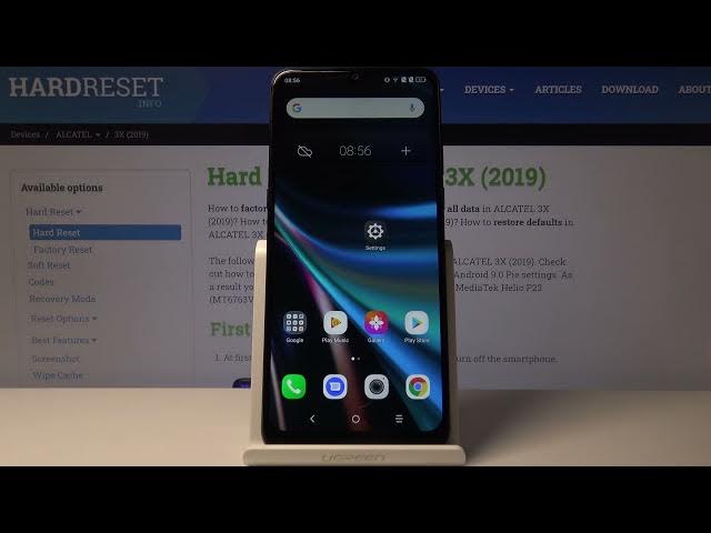 Video thumbnail for How to Change Screen Lock Method on ALCATEL 3X 2019 – Set Up Lock Method