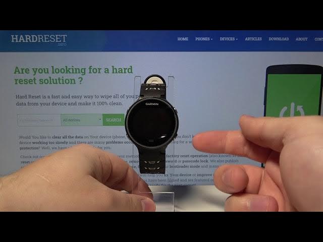 Video thumbnail for How to Factory Reset GARMIN Forerunner 630 – Erase All Data & Settings