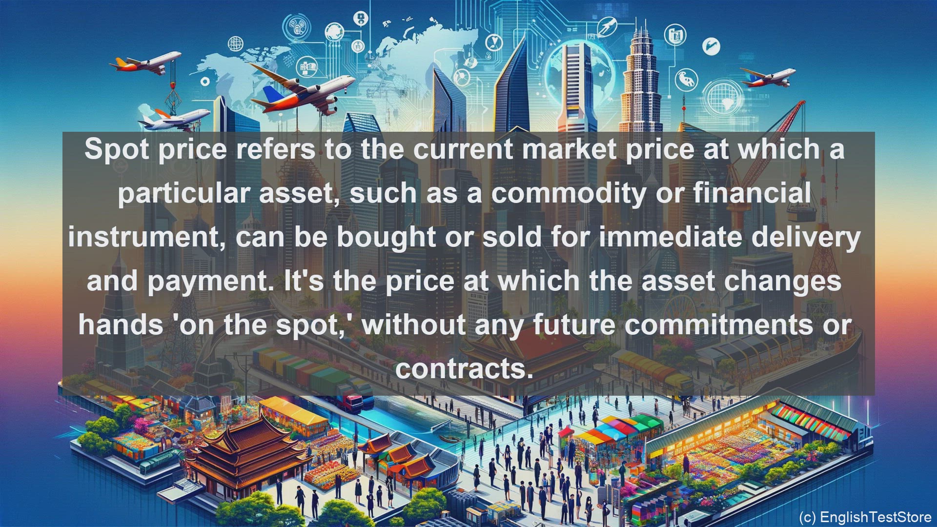 'Video thumbnail for Spot price in economics and finance'