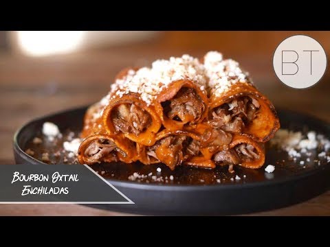 Video thumbnail for Bourbon & Guajillo Oxtail Enchiladas