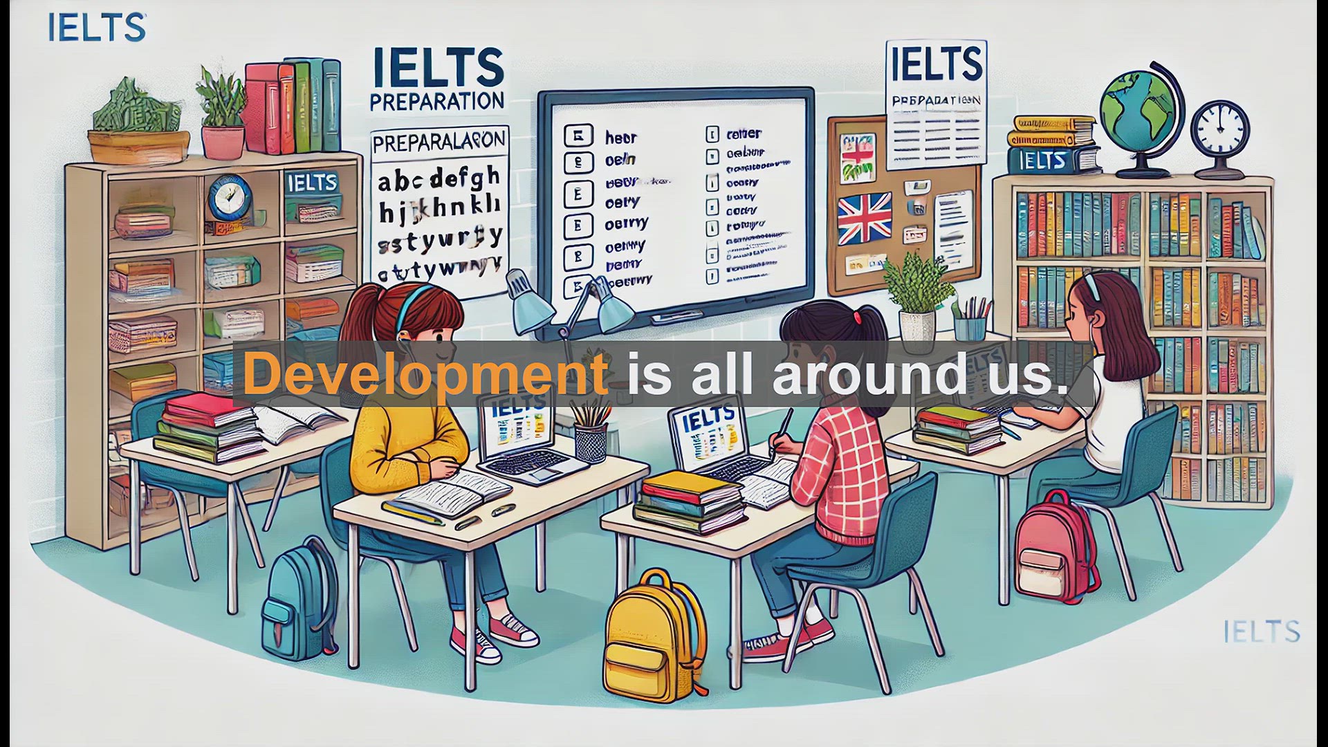 'Video thumbnail for 2500 Must Know IELTS 5.5 Vocabulary - Understanding 'Development' for IELTS: Definition, Usage, and Examples'