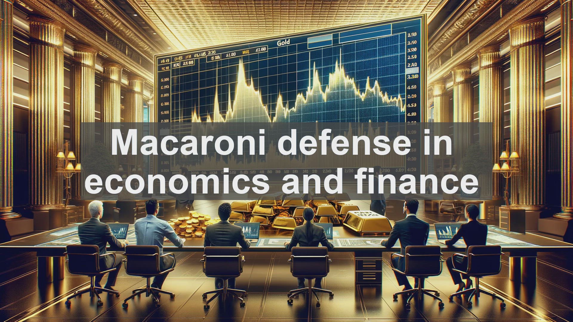 'Video thumbnail for Macaroni defense in economics and finance'