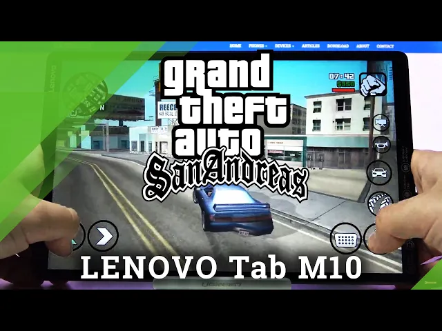 Video thumbnail for GTA San Andreas Game Test on LENOVO Tab M10 - Gameplay at High Graphics Settings