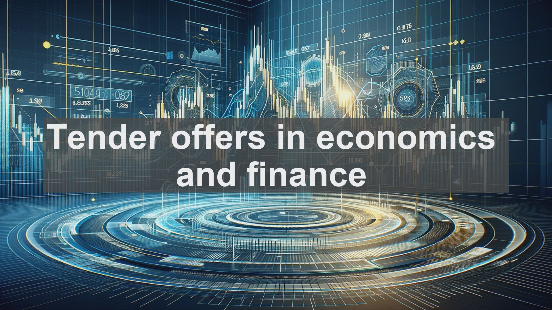 'Video thumbnail for Tender offers in economics and finance'