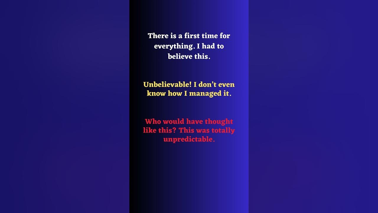 'Video thumbnail for Different Ways of Expressing Surprise Part 20'