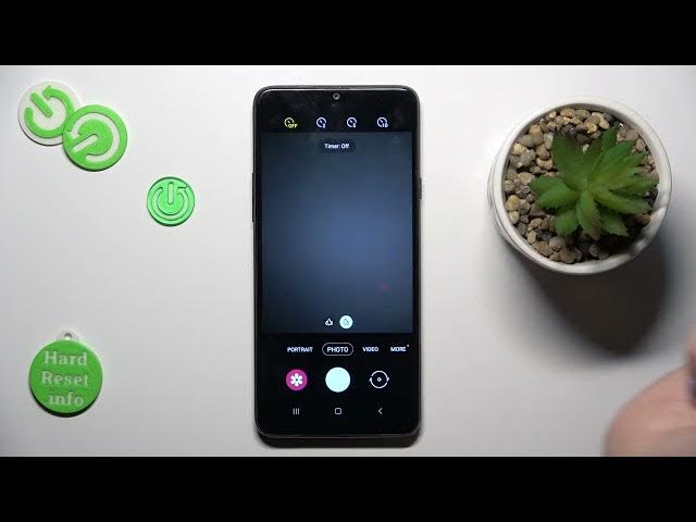 Video thumbnail for How to Set Camera Timer on Samsung Galaxy A20S - Photo Delay