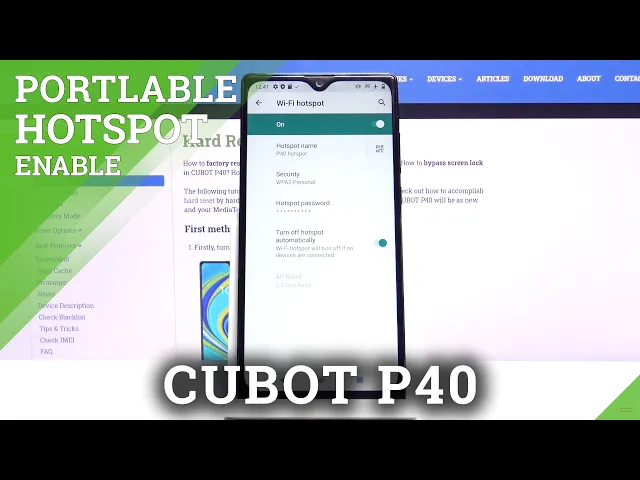 Video thumbnail for How to Create Portable Hotspot in CUBOT P40 – Network Access Point