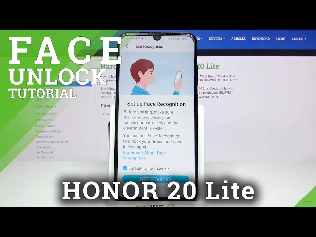Video thumbnail for How to Set Up Face Unlock in Honor 20 Lite?