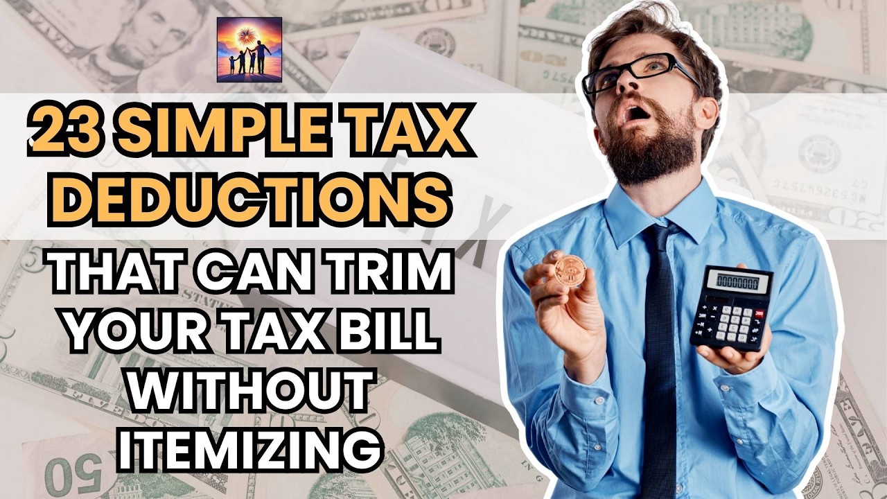 Video thumbnail for 23 Simple Tax Deductions Without Itemizing