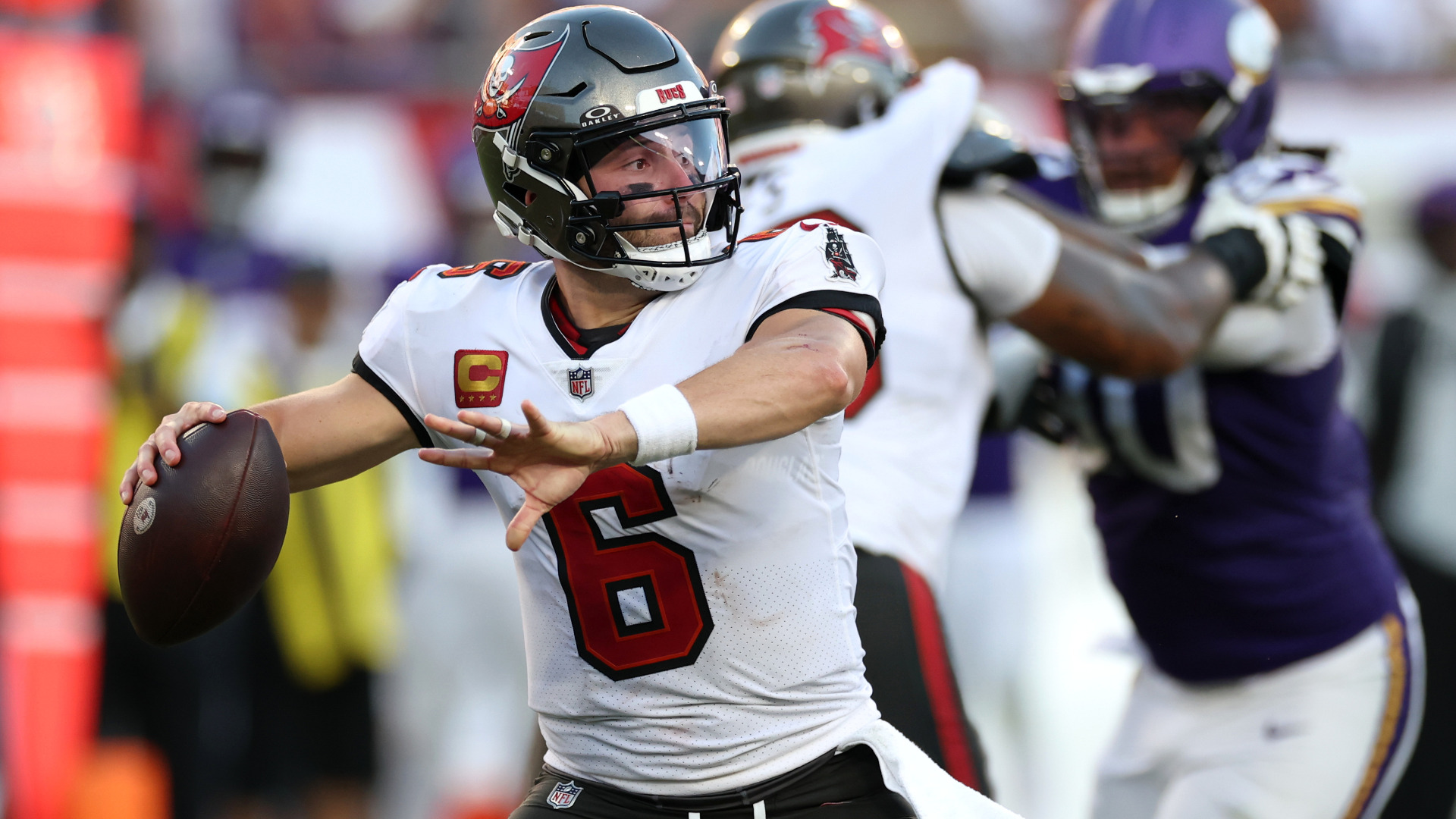 Video thumbnail for Baker Mayfield Returns for Buccaneers-Panthers Clash