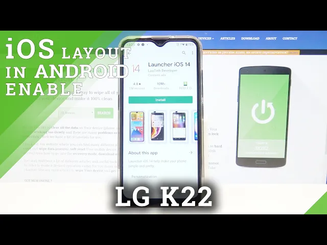 Video thumbnail for How to Apply iOS Launcher on LG K22 – iOS on Android Device