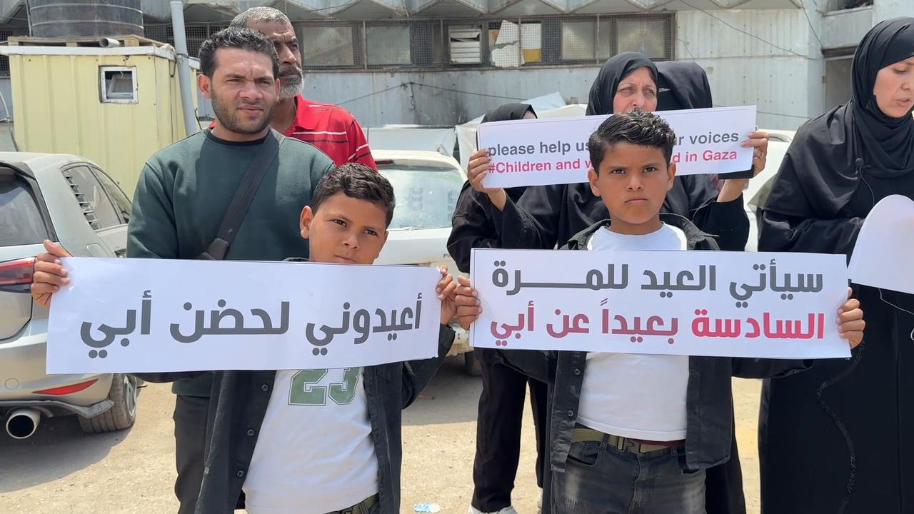 Video thumbnail for Gaza Families Protest Travel Restrictions 5.