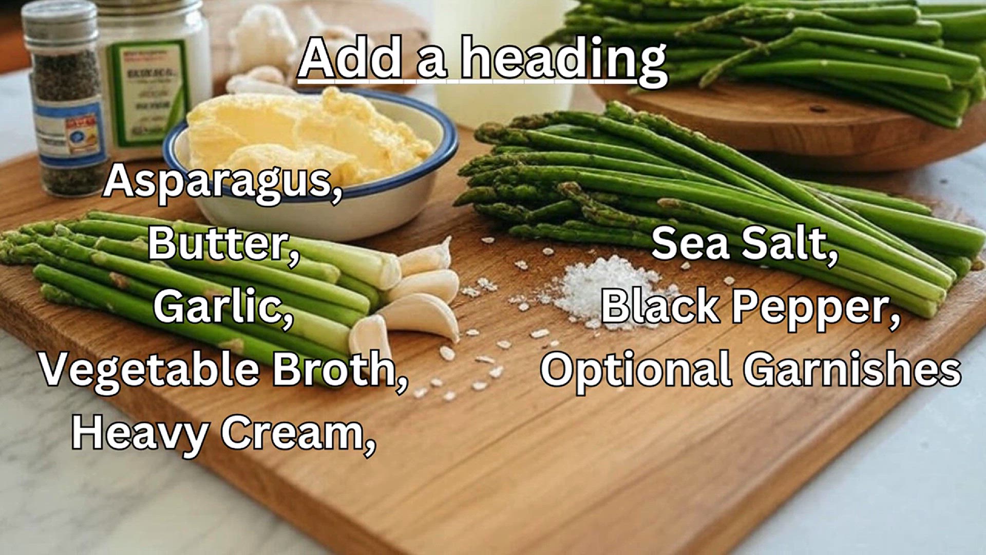 Video thumbnail for Creamy Asparagus Soup