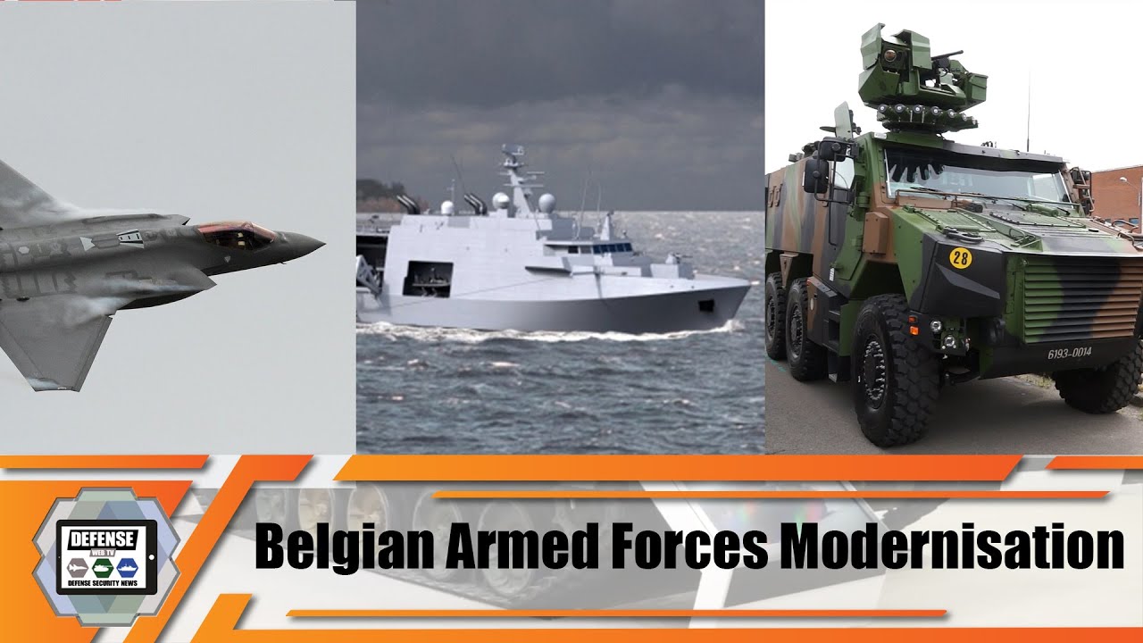 'Video thumbnail for Belgian Armed Forces Modernisation programs Air Navy and Land by Didier Reynders Belgium'