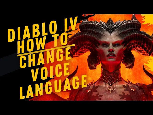 Video thumbnail for How To Change Speech Language In Diablo IV