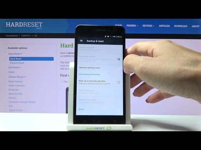 Video thumbnail for How to Reset Network Settings on Lenovo K6 – Restore Network Preferences