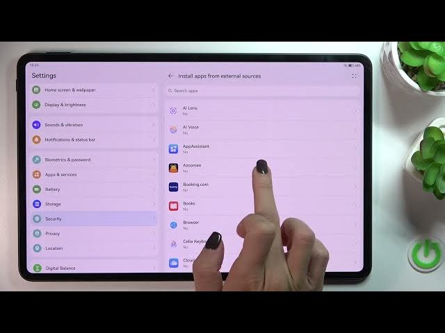 Video thumbnail for How to Allow Unknown Sources on HUAWEI MatePad Pro 12.6 – Install Apps