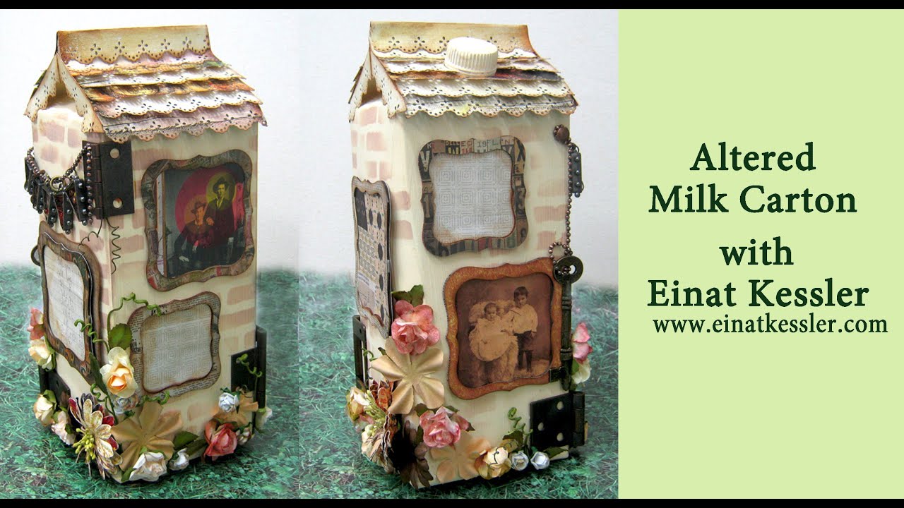Video thumbnail for Altered Milk Carton into a Photo Display