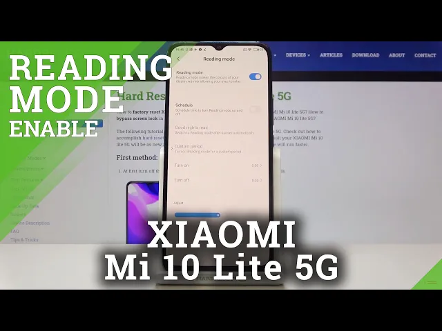 Video thumbnail for How to Activate Reading Mode on XIAOMI Mi 10 Lite 5G – Allow Reading Feature