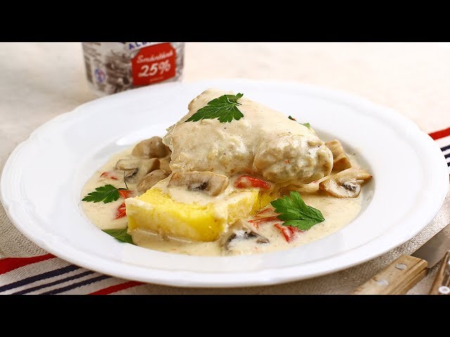 Video thumbnail for Ciulama de pui cu ciuperci și smântână | Laura Laurențiu