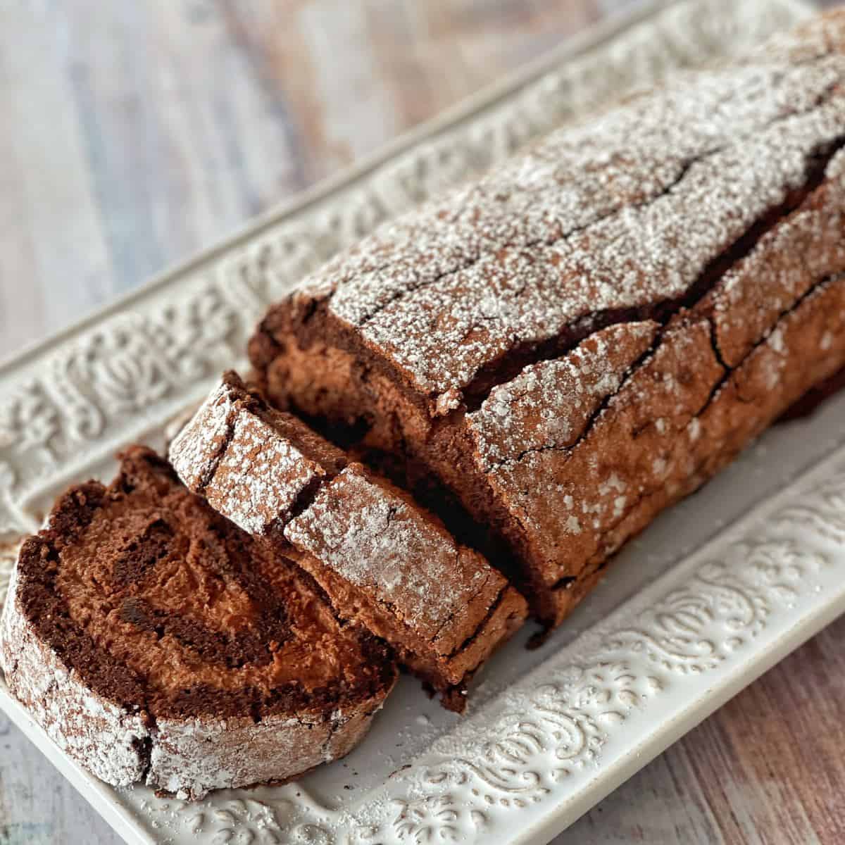 'Video thumbnail for Chocolate Roulade Recipe '