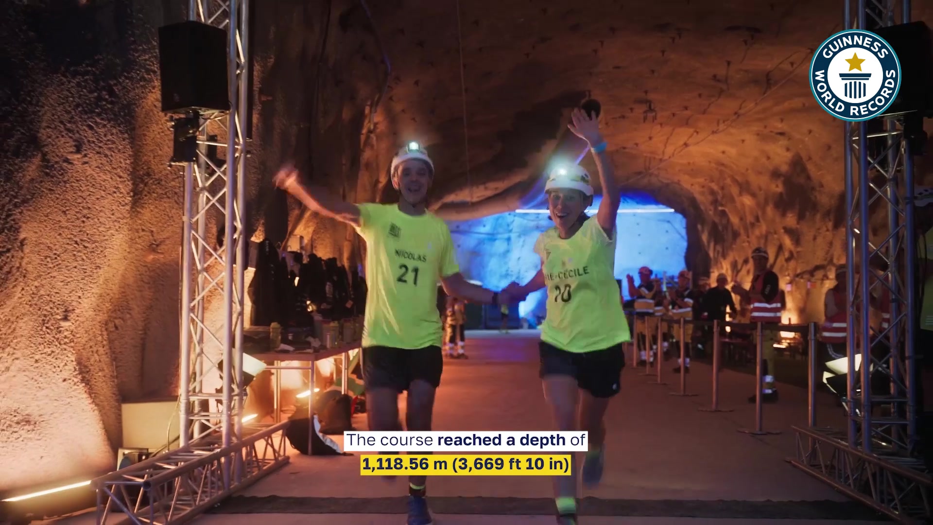 Video thumbnail for World's Deepest Marathon Underground Record